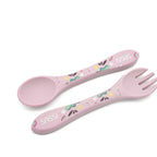 Silicone Fork & Spoon Set - The Unicorn
