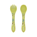Silicone Fork & Spoon Set - The Dinosaur