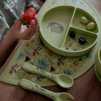 Silicone Fork & Spoon Set - The Dinosaur