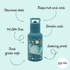 Botella isotérmica 350 ml - El elefante