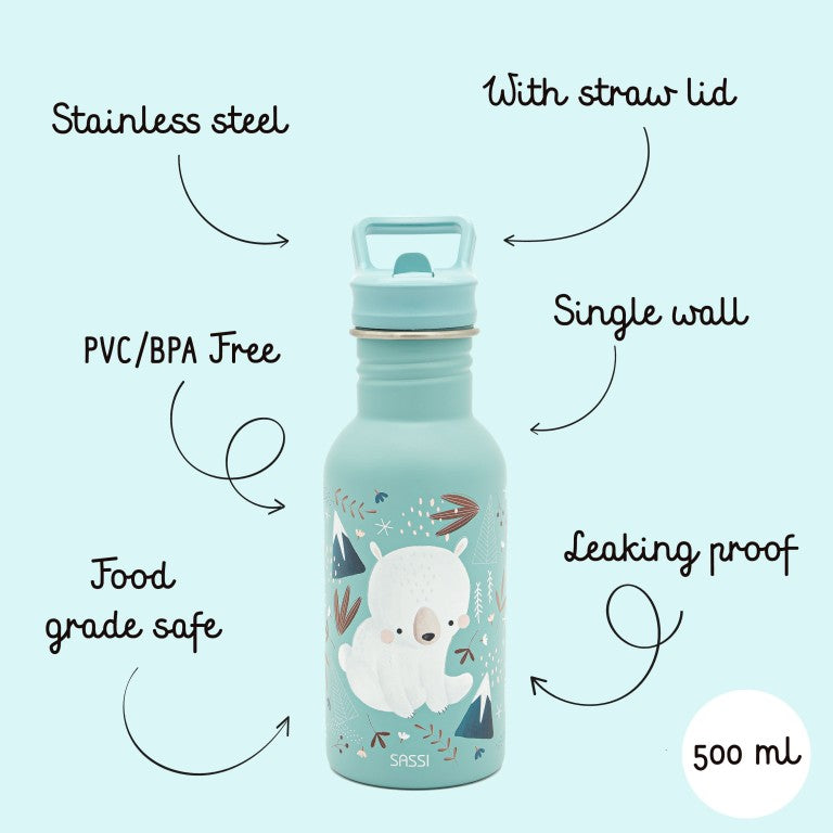 500 ml Water Bottle - The Polar Bear
