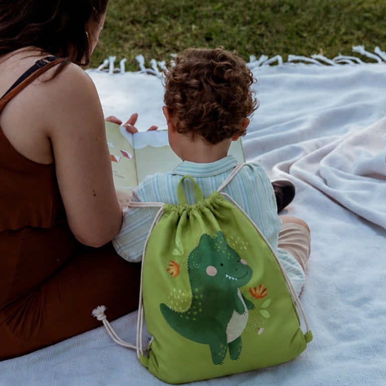Bolsa de piscina (con cordones) - Dinosaurio