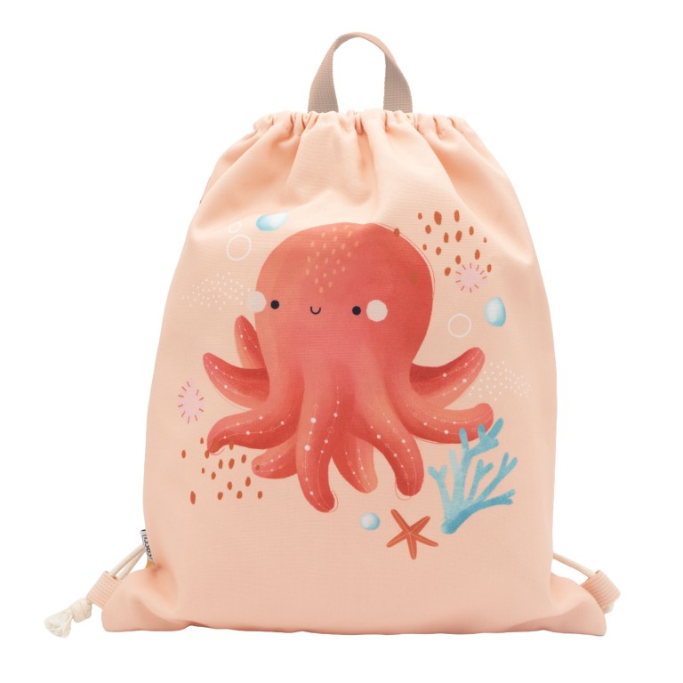 Bolsa de piscina (con cordones) - Pulpo