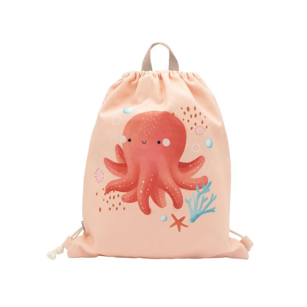 Bolsa de piscina (con cordones) - Pulpo