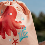 Bolsa de piscina (con cordones) - Pulpo
