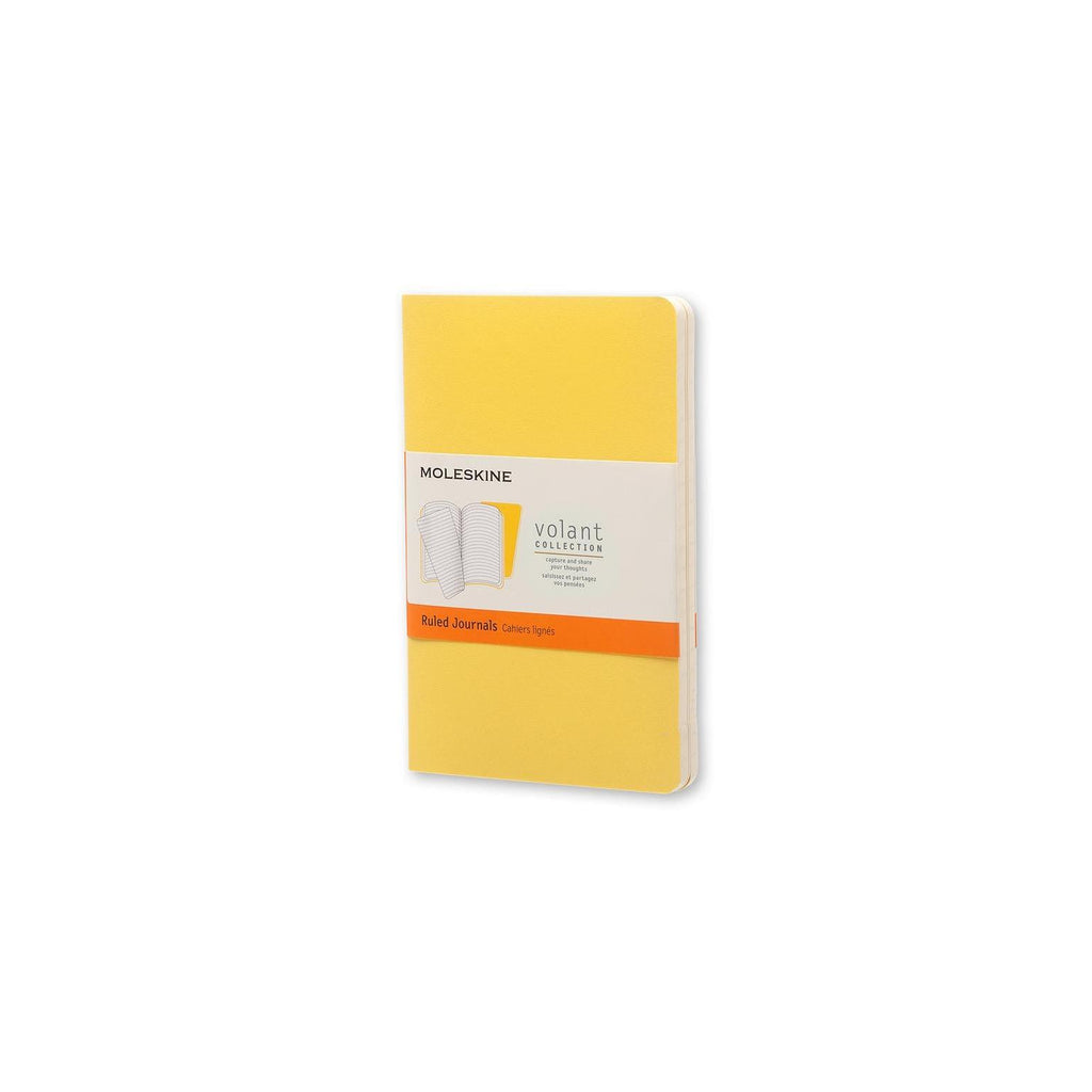 Volant Pocket Notebook 9X14 - Ruled Pages - Sunflower Yellow