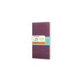Carnet Chapters Slim Pocket 7.5X14 - Pages Lignées - Violet Prune