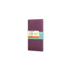 Carnet Chapters Slim Pocket 7.5X14 - Pages Lignées - Violet Prune