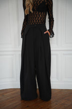 Chelsea Negro - Pantalones Sueltos