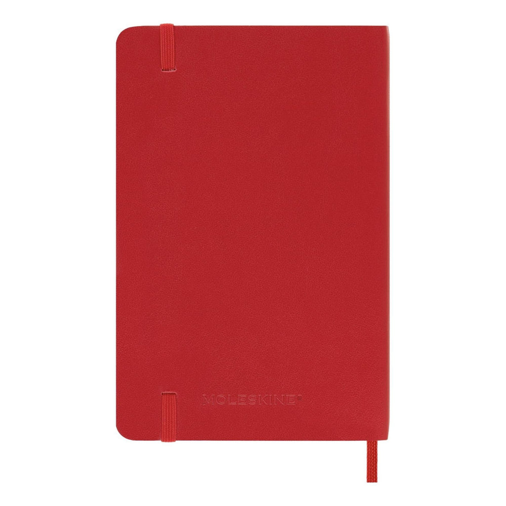 Classic Pocket Notebook 9X14 - Ruled Pages - Scarlet Red