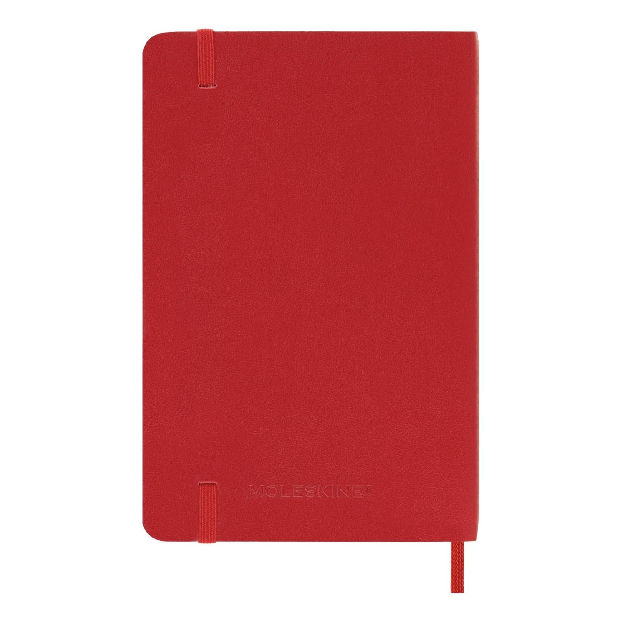 Classic Pocket Notebook 9X14 - Ruled Pages - Scarlet Red