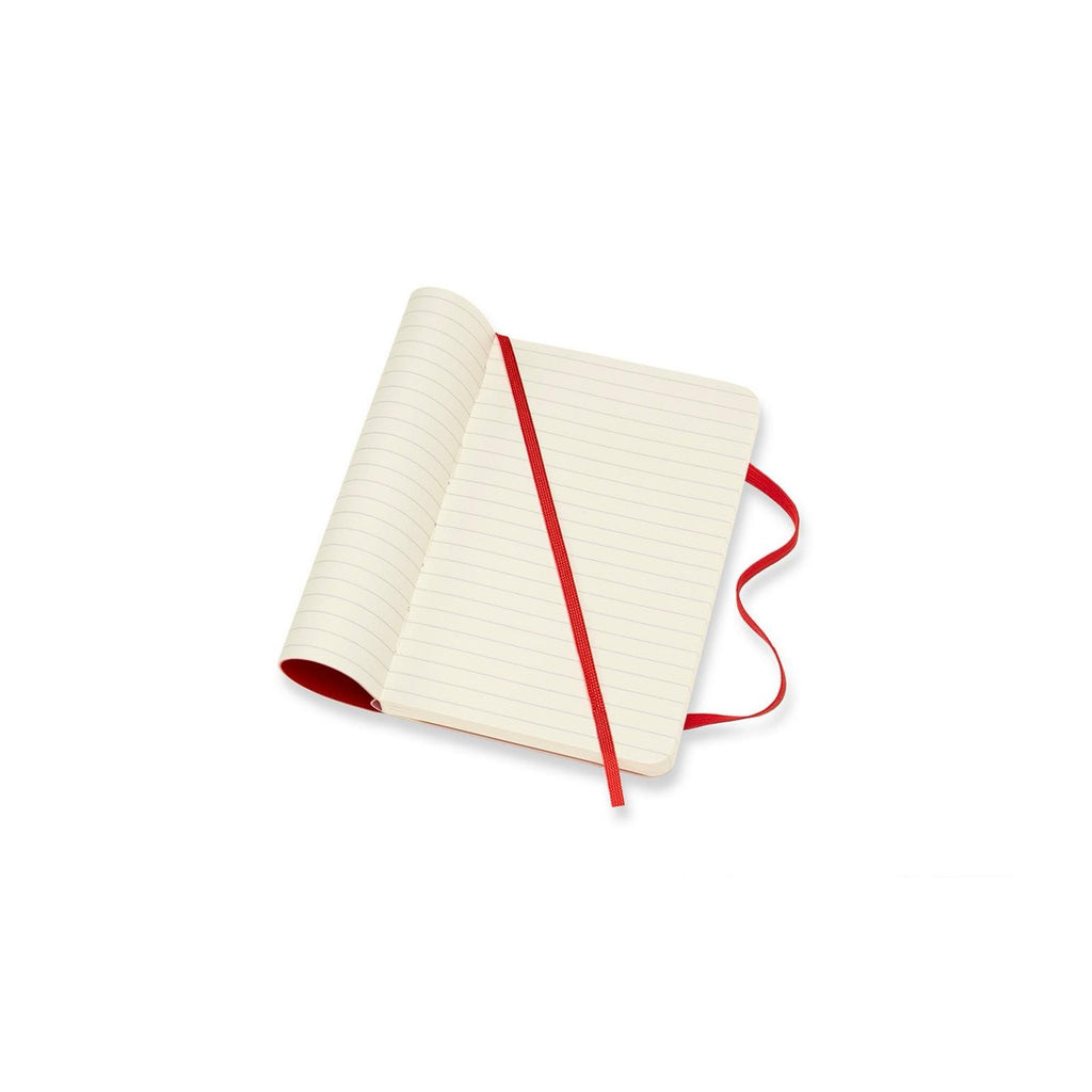 Classic Pocket Notebook 9X14 - Ruled Pages - Scarlet Red