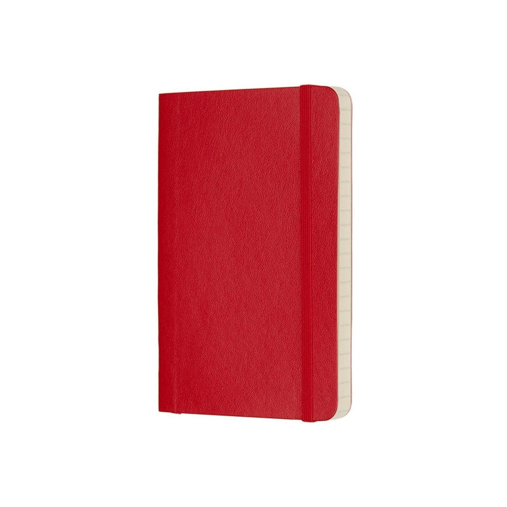 Classic Pocket Notebook 9X14 - Ruled Pages - Scarlet Red