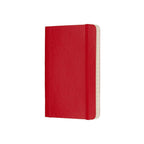 Classic Pocket Notebook 9X14 - Ruled Pages - Scarlet Red
