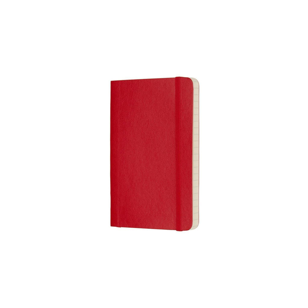 Classic Pocket Notebook 9X14 - Ruled Pages - Scarlet Red