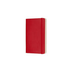 Classic Pocket Notebook 9X14 - Ruled Pages - Scarlet Red