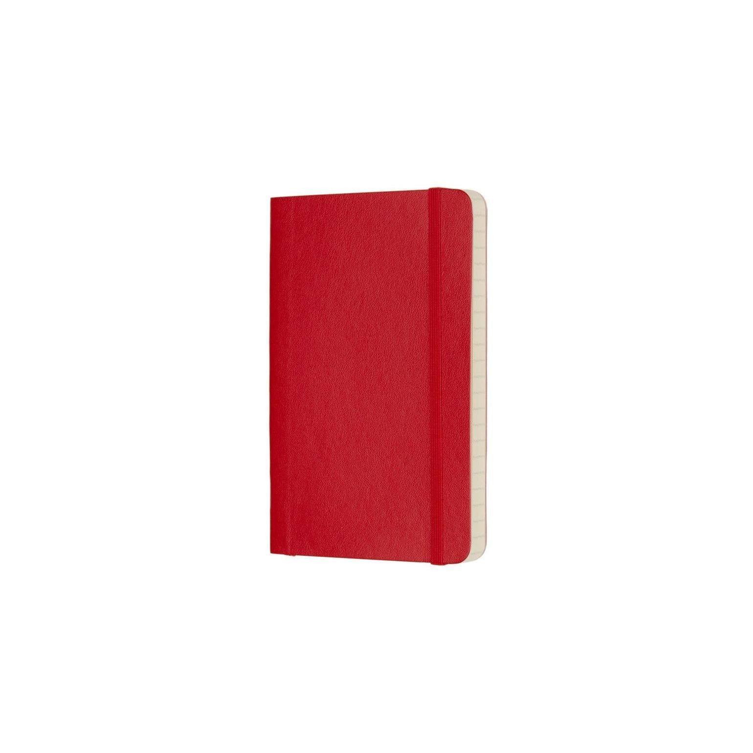 Classic Pocket Notebook 9X14 - Ruled Pages - Scarlet Red