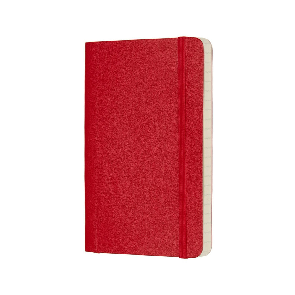 Classic Pocket Notebook 9X14 - Ruled Pages - Scarlet Red