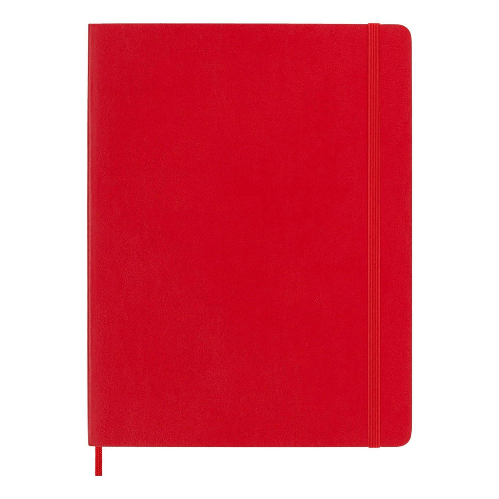 Classic XL Notebook 19X25 - Plain Pages - Scarlet Red