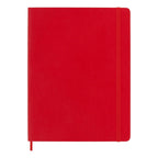 Classic XL Notebook 19X25 - Plain Pages - Scarlet Red