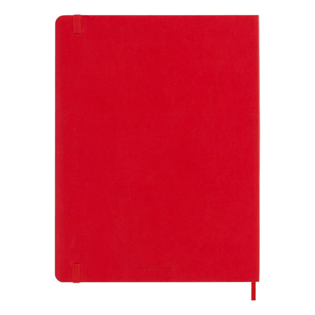 Classic XL Notebook 19X25 - Plain Pages - Scarlet Red