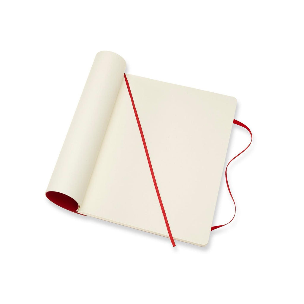 Classic XL Notebook 19X25 - Plain Pages - Scarlet Red