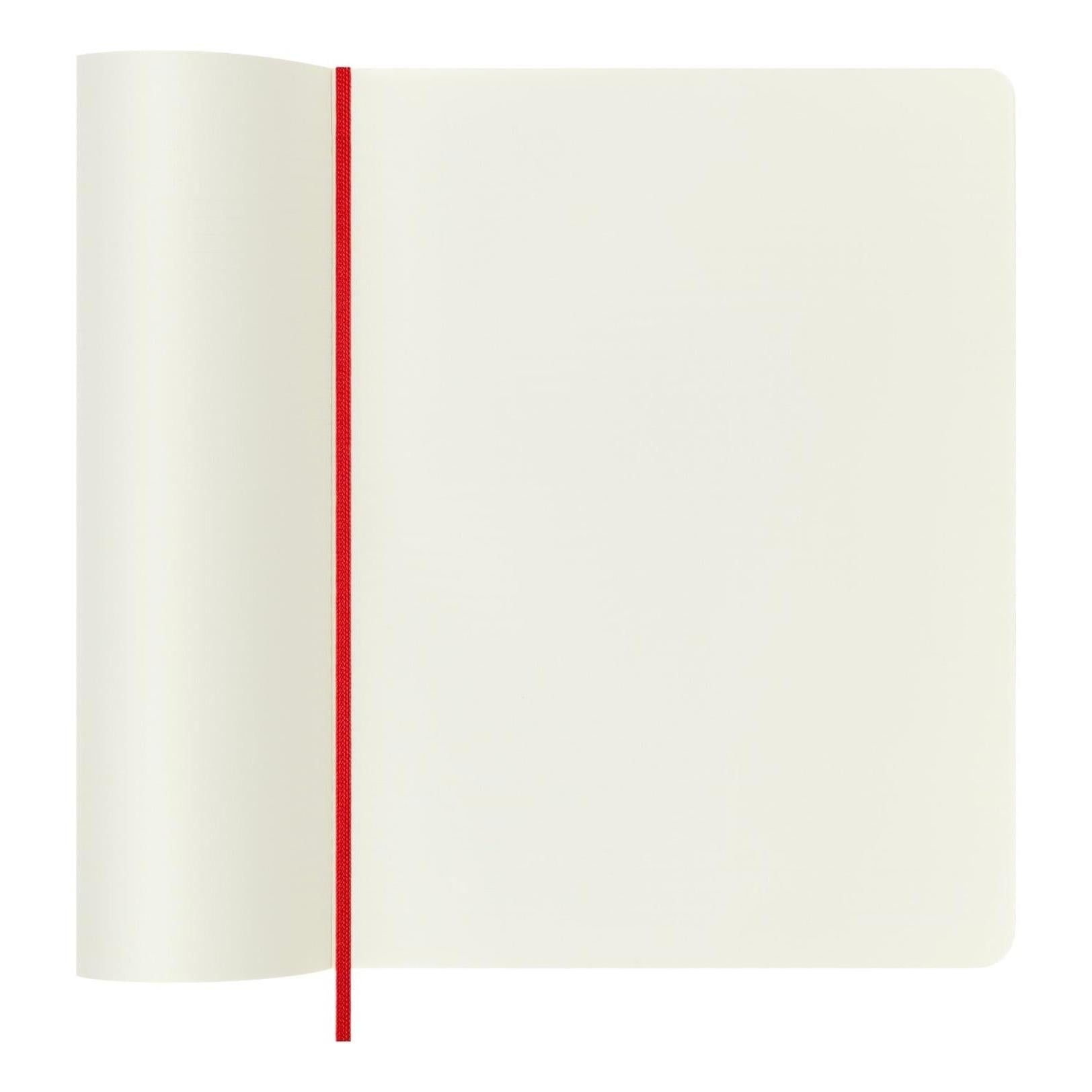 Classic XL Notebook 19X25 - Plain Pages - Scarlet Red
