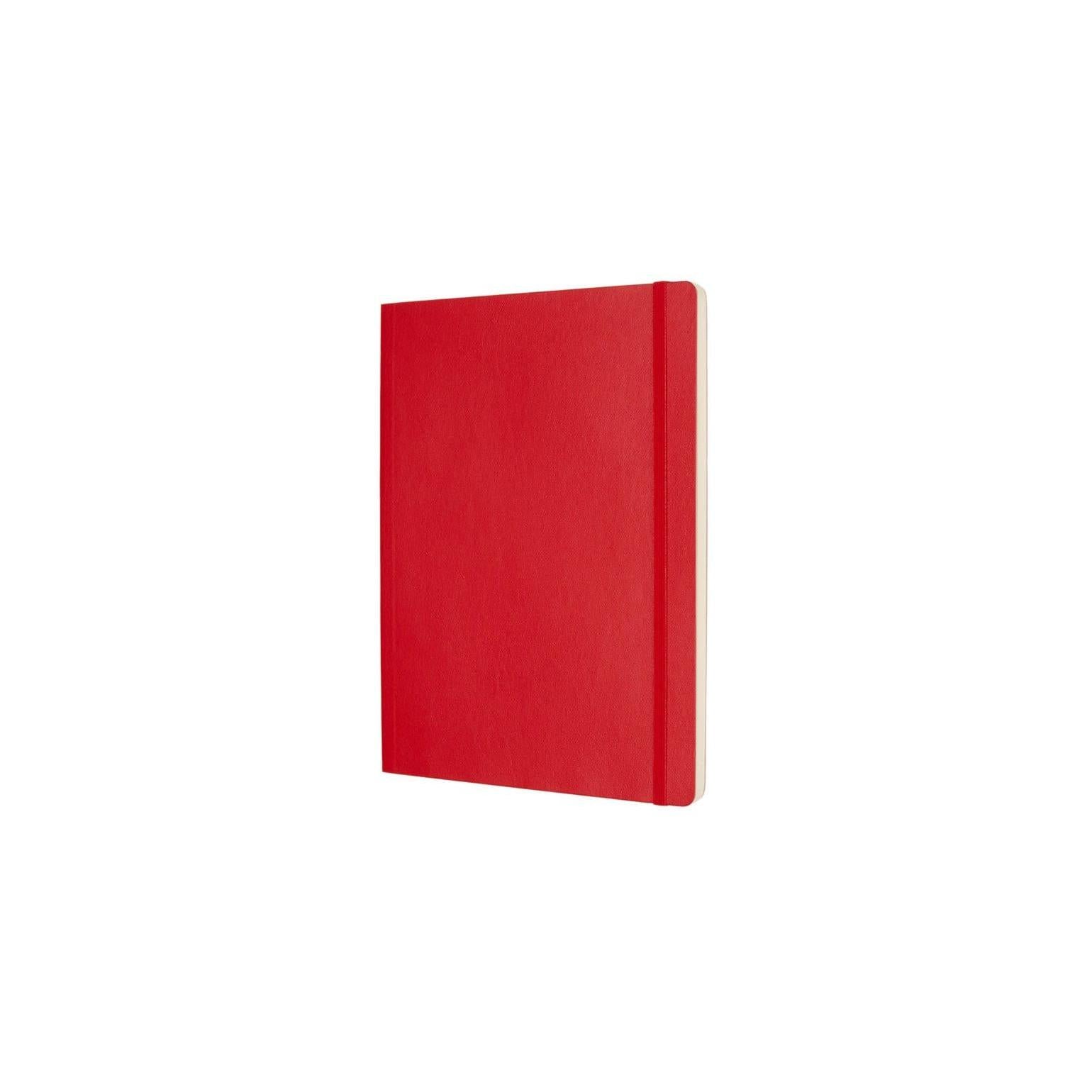 Classic XL Notebook 19X25 - Plain Pages - Scarlet Red