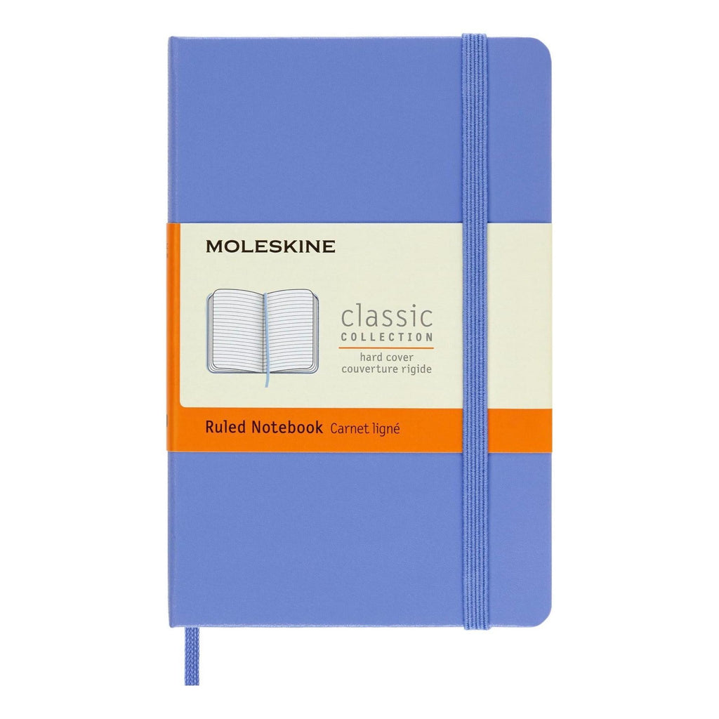 Classic Pocket Notebook 9X14 - Ruled Pages - Hydrangea Blue