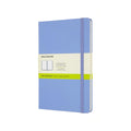Carnet Classique Large 13X21 - Pages Blanches - Bleu Hortensia