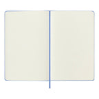 Carnet Classique Large 13X21 - Pages Blanches - Bleu Hortensia