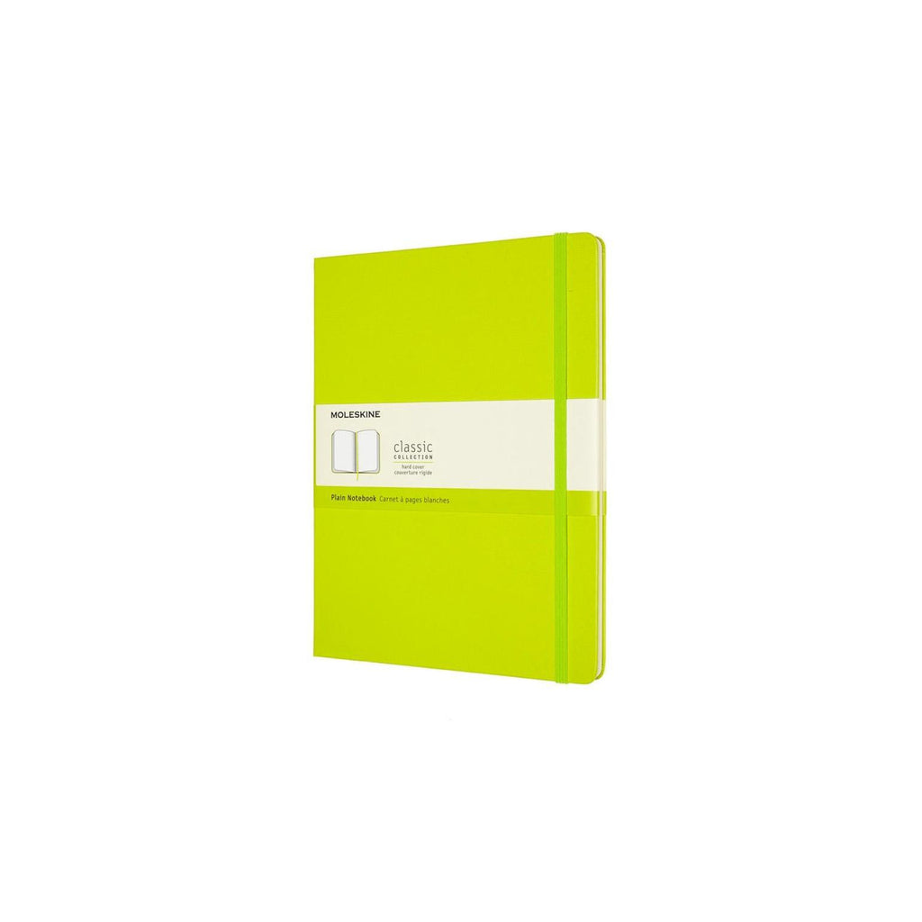 Classic XL Notebook 19X25 - Plain Pages - Lime Green