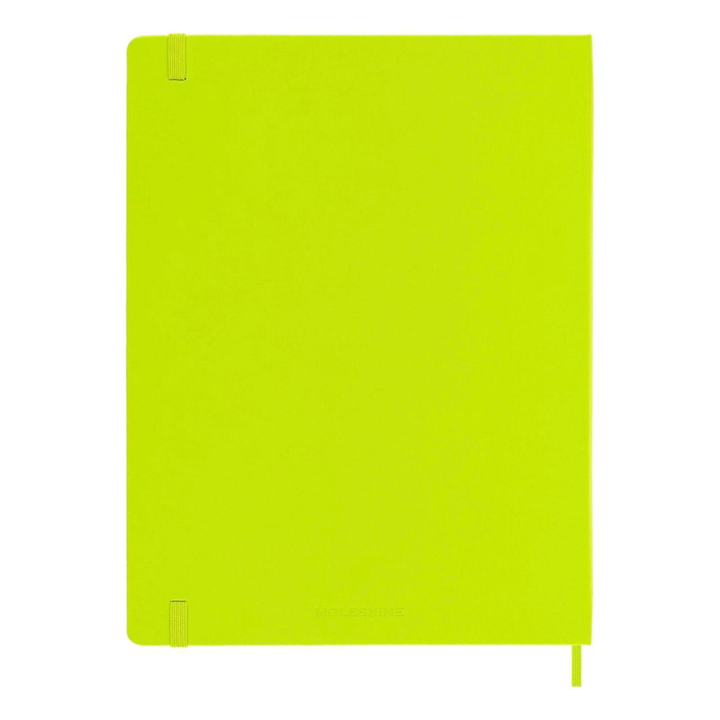 Classic XL Notebook 19X25 - Plain Pages - Lime Green