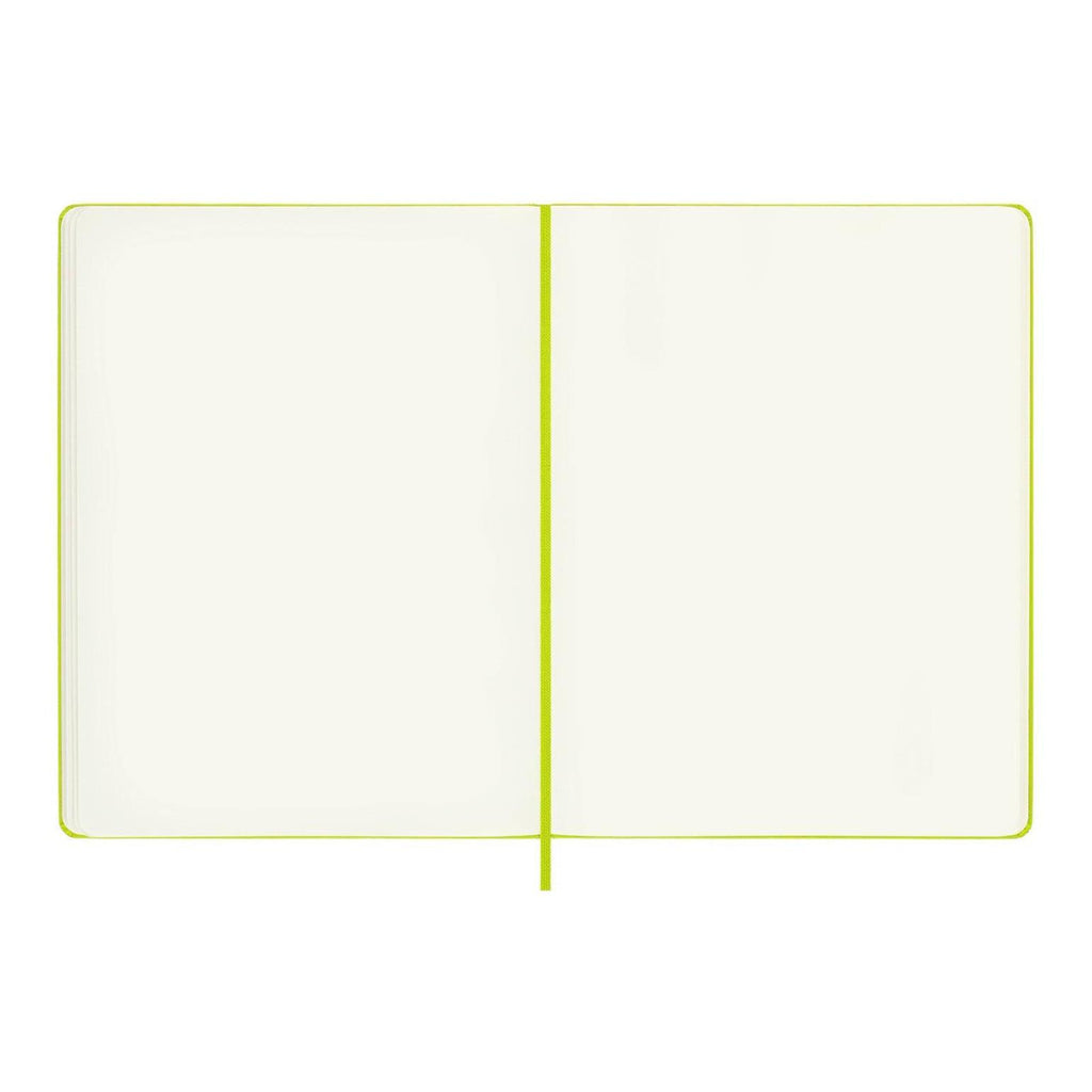 Classic XL Notebook 19X25 - Plain Pages - Lime Green