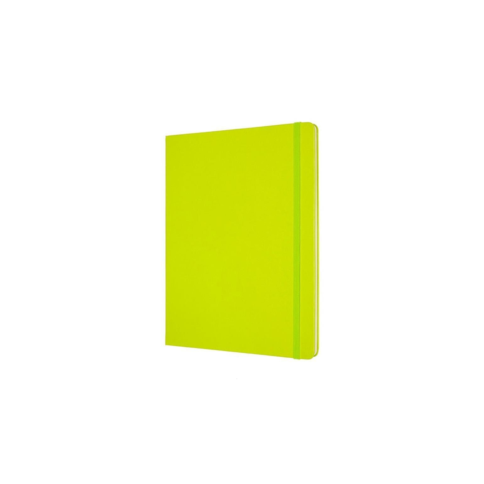 Classic XL Notebook 19X25 - Plain Pages - Lime Green