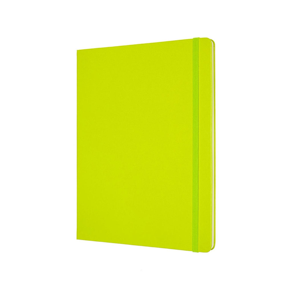 Classic XL Notebook 19X25 - Plain Pages - Lime Green