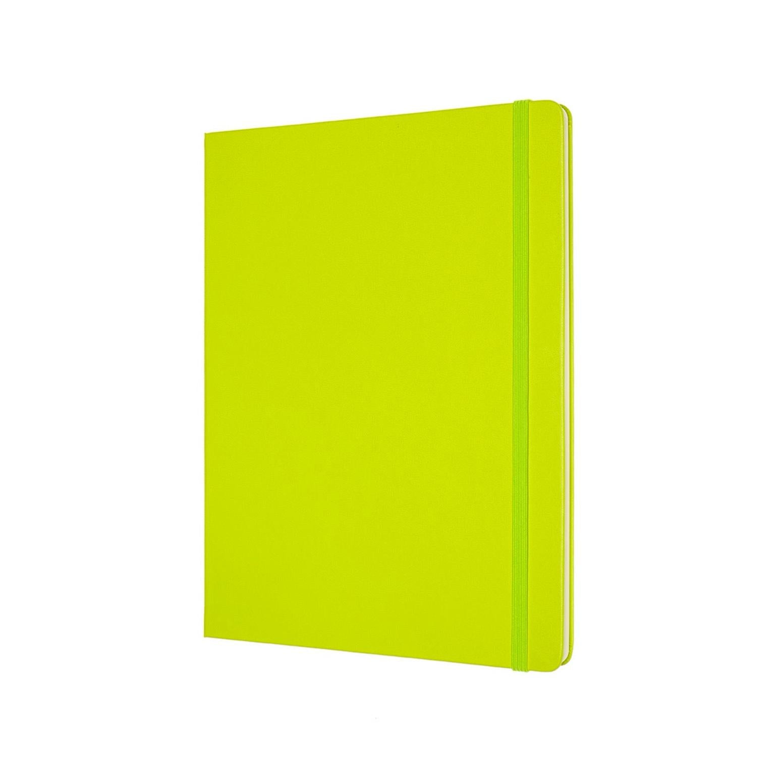 Classic XL Notebook 19X25 - Plain Pages - Lime Green