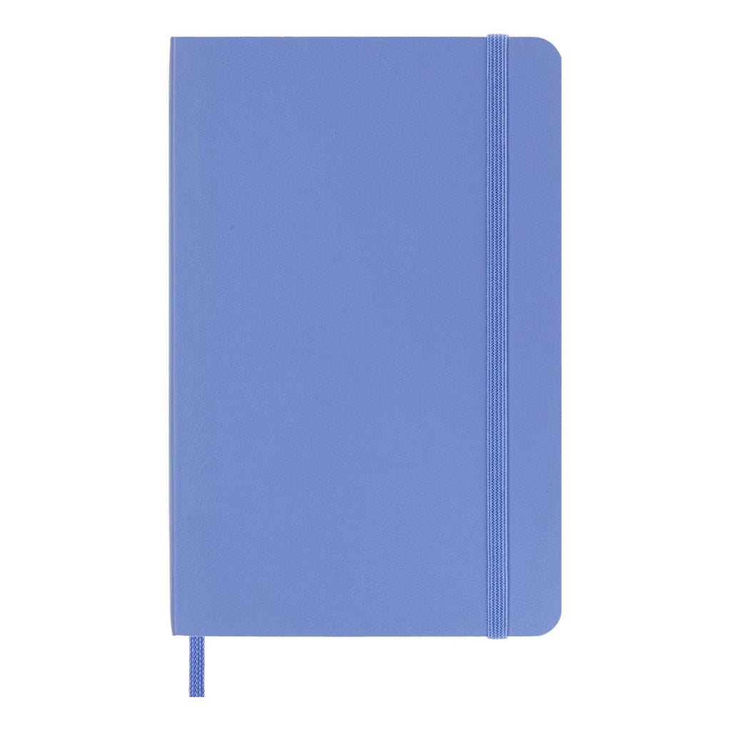 Carnet Classique Pocket 9X14 - Pages Lignées - Bleu Hortensia