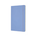 Carnet Classique Large 13X21 - Pages Lignées - Bleu Hortensia