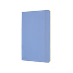 Carnet Classique Large 13X21 - Pages Lignées - Bleu Hortensia