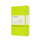 Classic Pocket Notebook 9X14 - Plain Pages - Lime Green