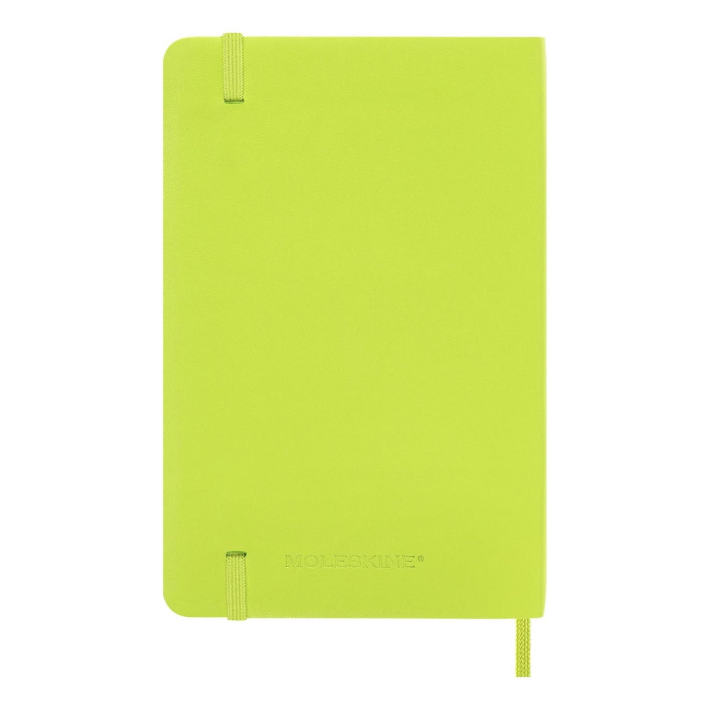 Classic Pocket Notebook 9X14 - Plain Pages - Lime Green