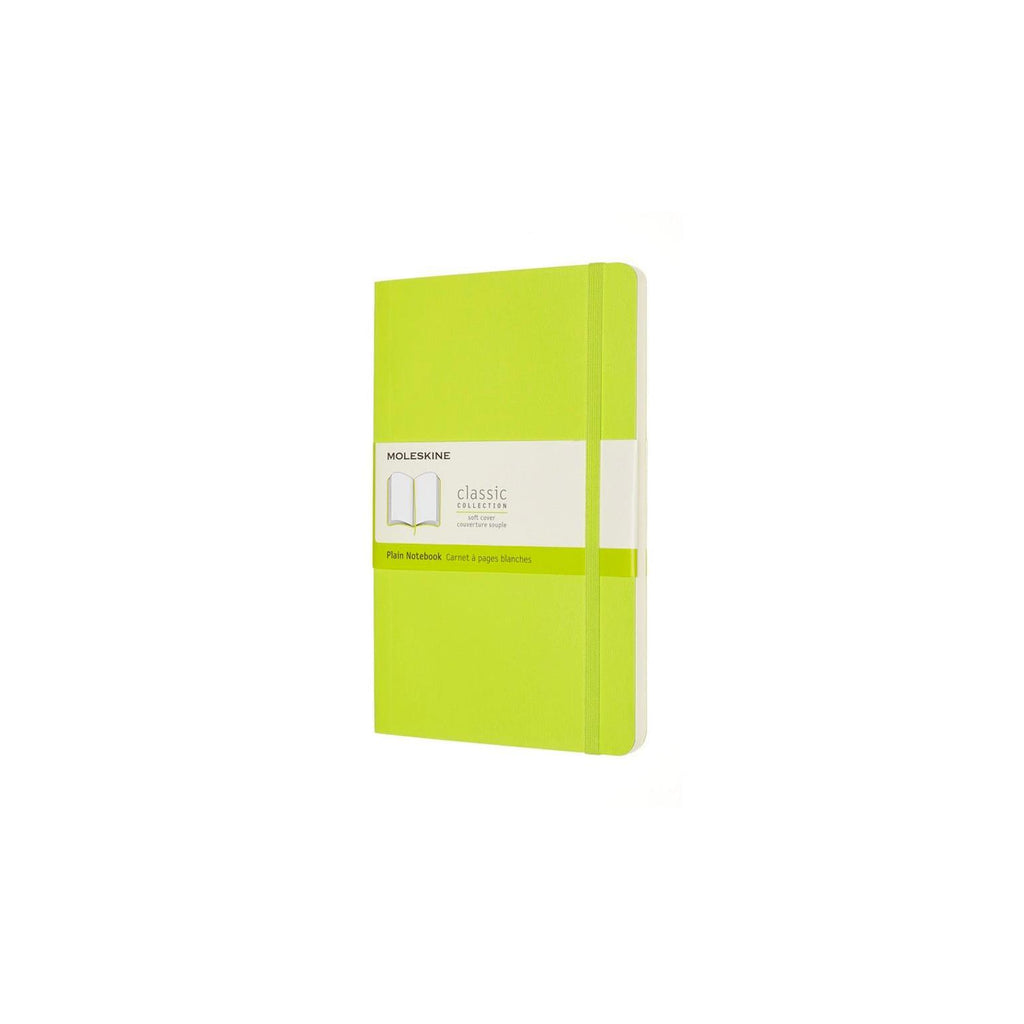 Classic Large Notebook 13X21 - Plain Pages - Lime Green