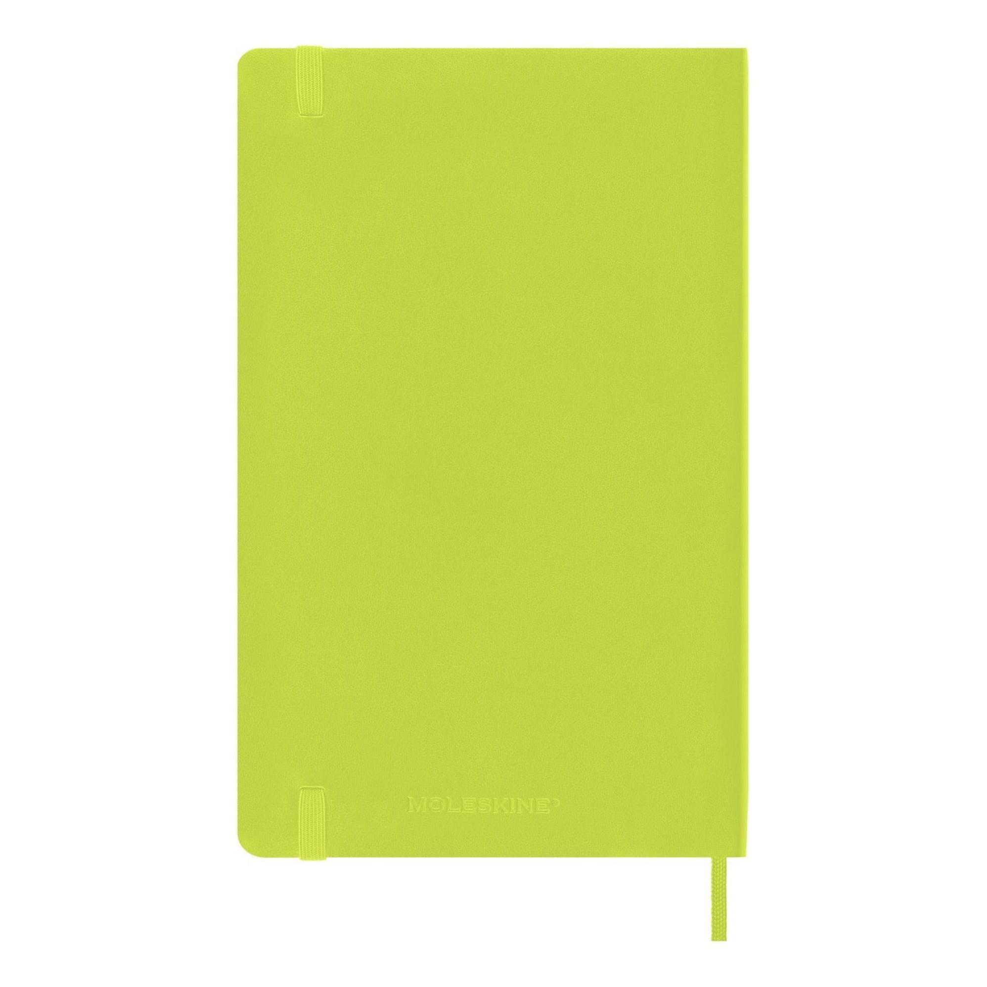 Classic Large Notebook 13X21 - Plain Pages - Lime Green