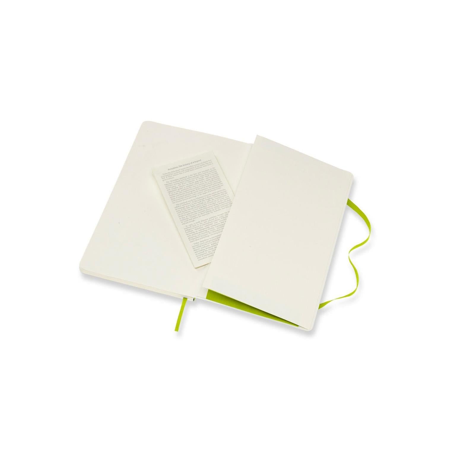 Classic Large Notebook 13X21 - Plain Pages - Lime Green