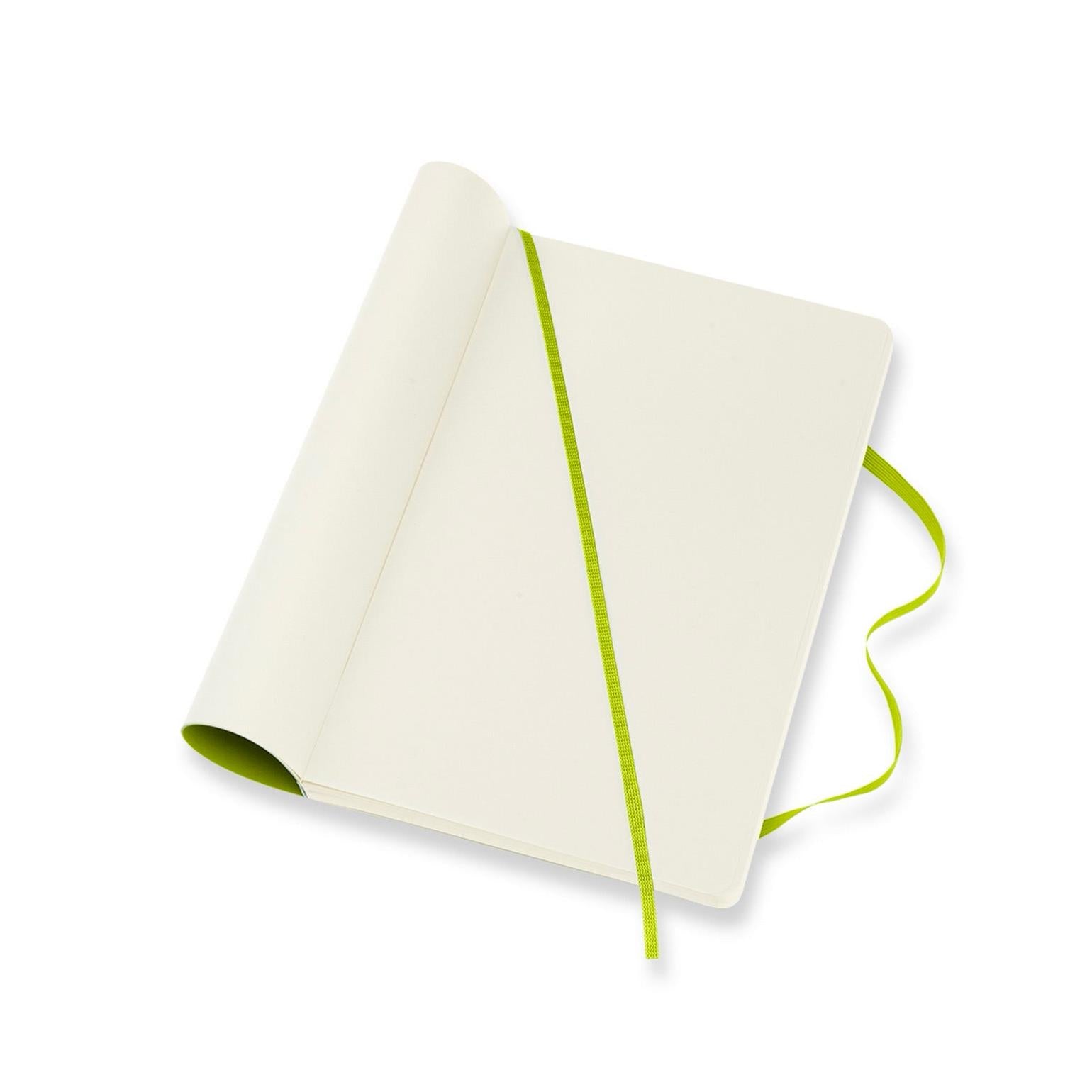Classic Large Notebook 13X21 - Plain Pages - Lime Green