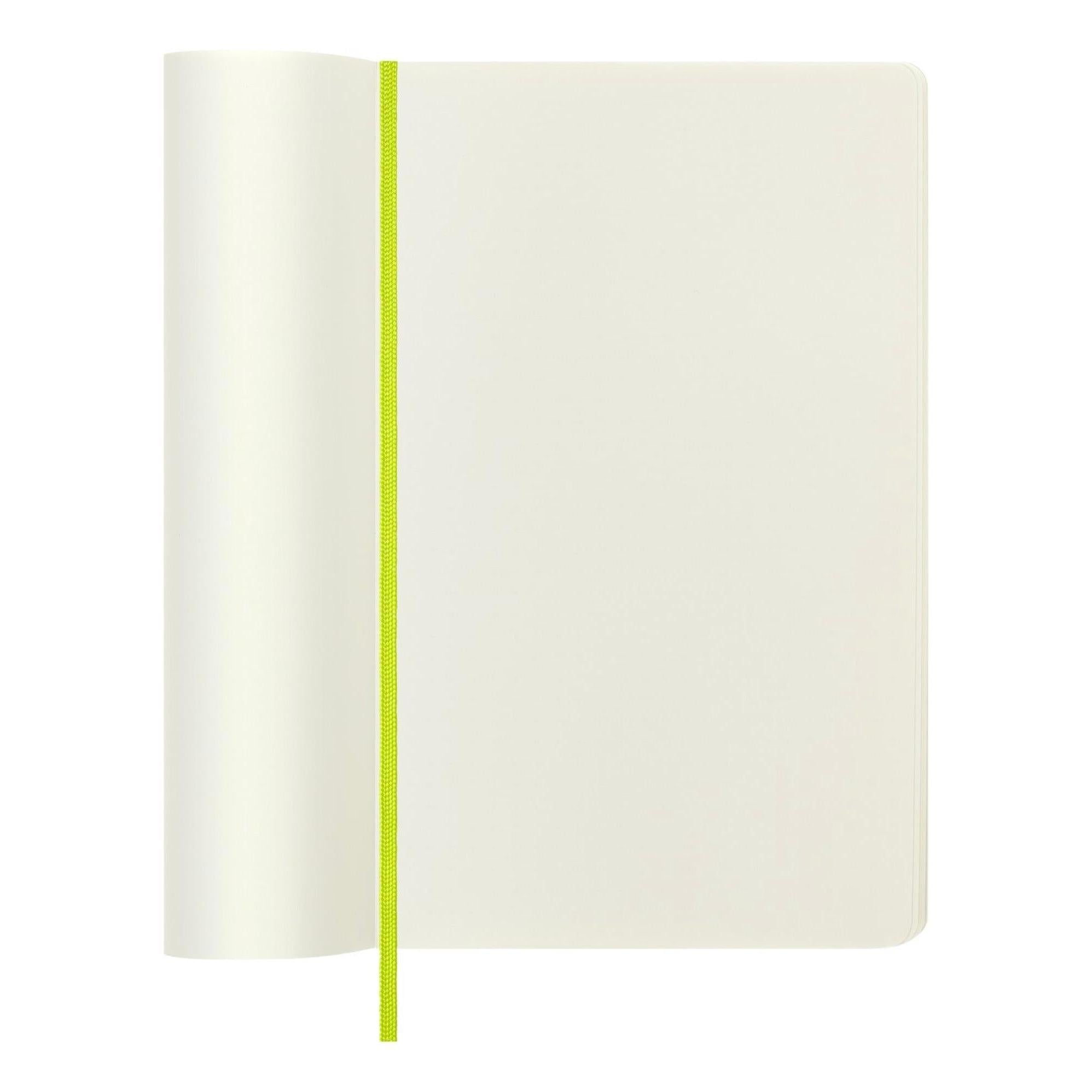 Classic Large Notebook 13X21 - Plain Pages - Lime Green