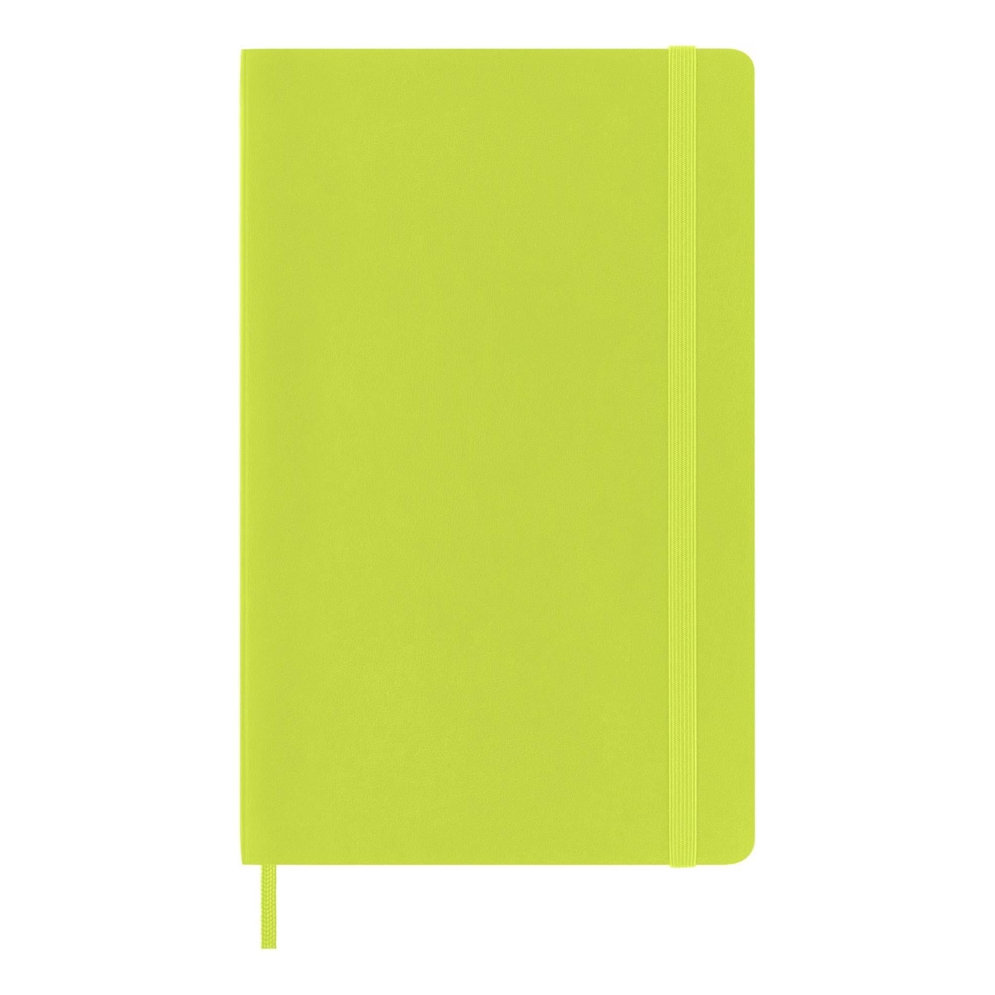 Classic Large Notebook 13X21 - Plain Pages - Lime Green