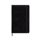 Textile Large 13X21 Notebook - Ruled Pages - Black
