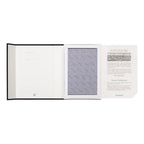Textile Large 13X21 Notebook - Ruled Pages - Black